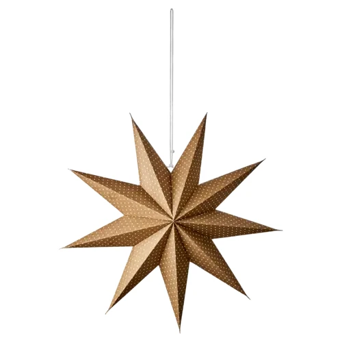Affari of Sweden - Lampa papierowa brązowo-biała L - Ulica Ceramiczna