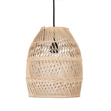 Originalhome - Lampa rattanowa mała S z zestawu 3 kloszy Moon Small