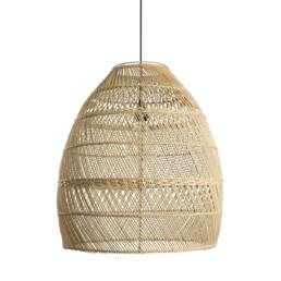 Originalhome - Lampa rattanowa średnia M z zestawu 3 kloszy Moon