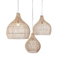 Ulica Ceramiczna&Home Design- Originalhome - Lampa na zewnątrz - zestaw 3 kloszy Bawang Natural