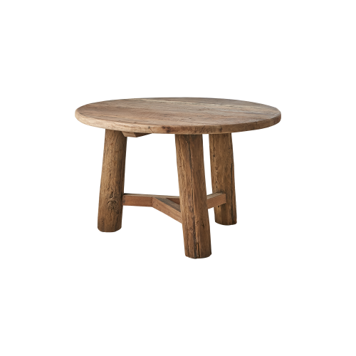 Stolik kawowy Affari of Sweden Riko z drewna z recyklingu to naturalny i unikatowy mebel do salonu, dostępny w Ulica Ceramiczna & Home Design.