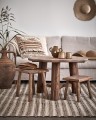 Stolik kawowy Affari of Sweden Riko z drewna z recyklingu to naturalny i unikatowy mebel do salonu, dostępny w Ulica Ceramiczna & Home Design.