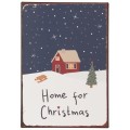 Ib Laursen - Tabliczka metalowa Home for Christmas -Ulica Ceramiczna&Home Design