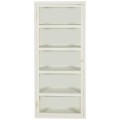 Ib Laursen - Szafka ścienna Gilleleje z 5 półkami 3 szklane boki - Ulica Ceramiczna&Home Design
