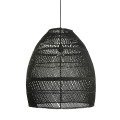 Ulica Ceramiczna&Home Design-Originalhome - Lampa rattanowa - zestaw 3 kloszy Moon czarny