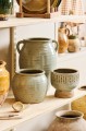 27725_W1400 (2).jpgUlica Ceramiczna&Home Design-Ib Laursen - Doniczka z rowkami Margot szara szkliwiona