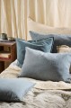 Ulica Ceramiczna&Home Design- Ib Laursen - Podwójna narzuta na łóżko dwustronna błękitno-ecru
