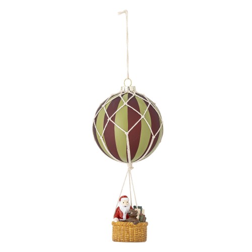 Ulica Ceramiczna&amp;Home Design-Bloomingville - Zawieszka Mikołaj w balonie