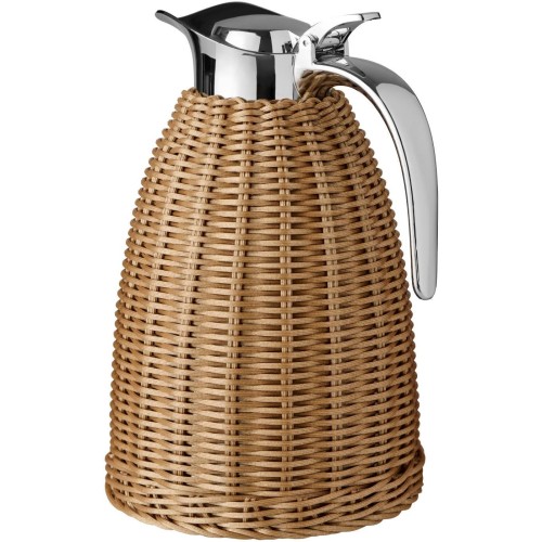 Termos Ib Laursen 1,5 l z polirattanu w kolorze brązowym | Ulica Ceramiczna & Home Design