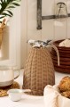 Termos Ib Laursen 1,5 l z polirattanu w kolorze brązowym | Ulica Ceramiczna & Home Design