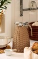 Termos Ib Laursen 1,5 l z polirattanu w kolorze brązowym | Ulica Ceramiczna & Home Design