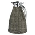 Termos Ib Laursen 1,5 l z polirattanu w kolorze szarym | Ulica Ceramiczna & Home Design