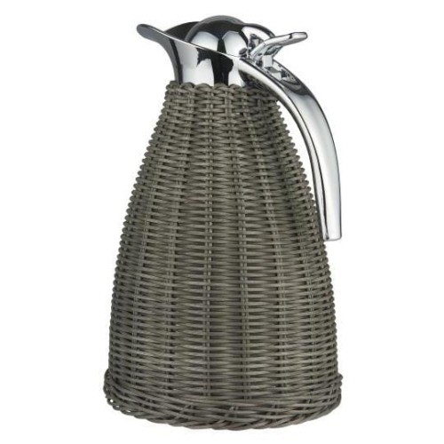 Termos Ib Laursen 1,5 l z polirattanu w kolorze szarym | Ulica Ceramiczna & Home Design