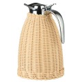 Termos Ib Laursen 1,5 l z polirattanu w kolorze naturalnym | Ulica Ceramiczna & Home Design
