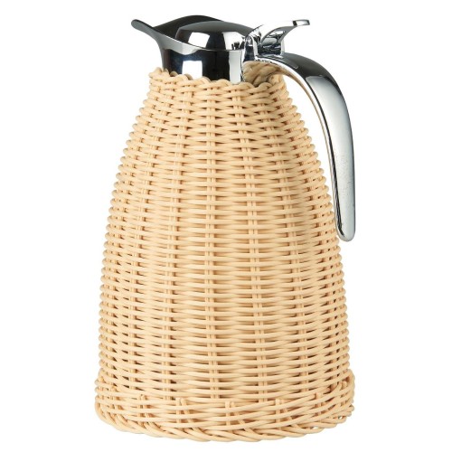 Termos Ib Laursen 1,5 l z polirattanu w kolorze naturalnym | Ulica Ceramiczna & Home Design