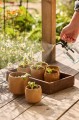 Zraszacz szklany Ib Laursen z czarną pokrywką 300 ml | Ulica Ceramiczna & Home Design