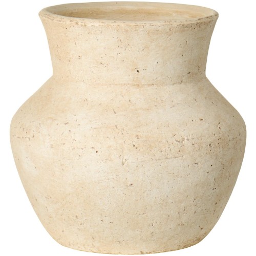 Wazon Hera Ib Laursen w kolorze jasnej terakoty z otworem Ø 27,2 cm – ręcznie toczony, skandynawski wazon ceramiczny | Ulica Ceramiczna&Home Design