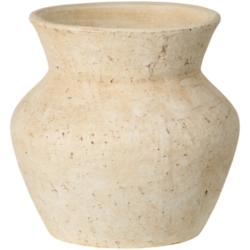Wazon Hera Ib Laursen w kolorze jasnej terakoty z otworem Ø 22,5 cm – ręcznie toczony, skandynawski wazon ceramiczny | Ulica Ceramiczna&Home Design