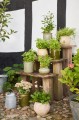 Wazon Margot Ib Laursen w kolorze terakoty z otworem Ø 17,5 cm – ręcznie wykonany, z organicznymi rowkami, skandynawski wazon ceramiczny | Ulica Ceramiczna&Home Design