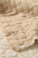Muślinowa narzuta dwustronna Ib Laursen 240x240 cm – miękka, pikowana bawełna w skandynawskim stylu | Ulica Ceramiczna&Home Design