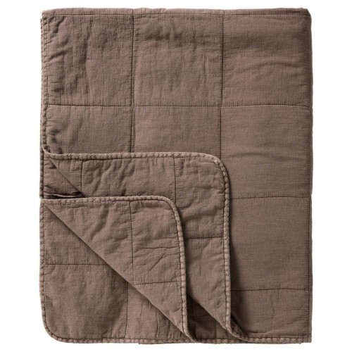 Podwójna narzuta Ziemia Ib Laursen 240x240 cm – miękka, bawełniana kołdra z efektem stone washed, vintage’owy styl | Ulica Ceramiczna&Home Design