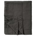Podwójna narzuta Ciemnoszara Ib Laursen 240x240 cm – miękka, bawełniana kołdra z efektem stone washed, vintage’owy styl | Ulica Ceramiczna&Home Design