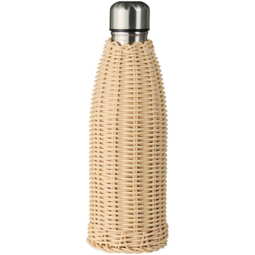Termos Ib Laursen 500 ml z naturalnego polirattanu – utrzymuje ciepło i chłód napojów, w skandynawskim stylu, idealny na piknik, rower czy spacer | Ulica Ceramiczna&Home Design