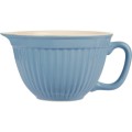 Miska do przygotowania ciasta Mynte Blue Bell Ib Laursen z kamionki o pojemności 1,3 l z uchwytem – skandynawski styl i codzienna funkcjonalność | Ulica Ceramiczna&Home