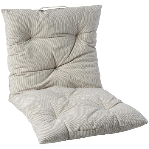 Materac Charlie Ib Laursen z cienkimi czarnymi paskami, dwustronny, bawełna, miękkie wypełnienie, Ulica Ceramiczna & Home Design