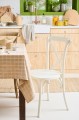 Krzesło prowansalskie z siedziskiem drewnianym marki Ib Laursen dostępne w Ulica Ceramiczna&Home Design