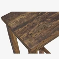 Stolik pomocniczy Madam Stoltz z drewna z recyklingu 30×30×75 cm. Minimalistyczny skandynawski design i unikalna struktura drewna – Ulica Ceramiczna & Home Design.