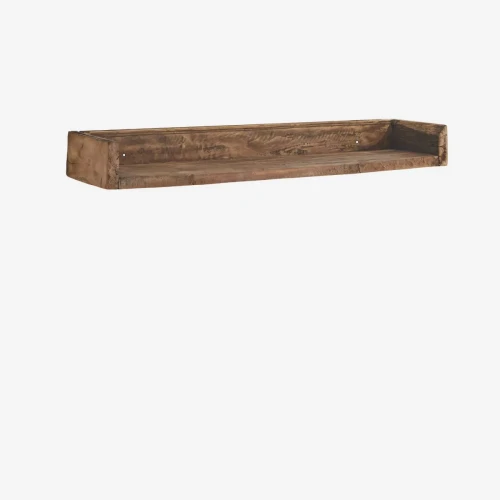 Półka Madam Stoltz z drewna z recyklingu 60×15×7 cm. Unikalny, skandynawski design, ekologiczne i ręcznie wykonane drewno – Ulica Ceramiczna &Home Design.