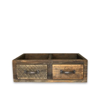 Miljögården - Doniczka drewniana Waldie Unique podwójna