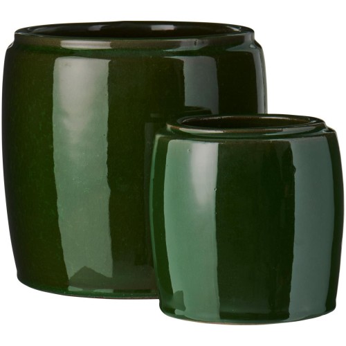 Zestaw donic Saigon Ib Laursen w kolorze mchu to naturalny i stylowy dodatek do wnętrz dostępny w Ulica Ceramiczna & Home Design.