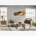 Stół kawowy Madam Stoltz z drewna z recyklingu to unikatowy i naturalny mebel do salonu, dostępny w Ulica Ceramiczna & Home Design.