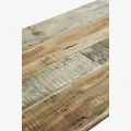 Stół Madam Stoltz z drewna z recyklingu to unikatowy i naturalny mebel do jadalni, dostępny w Ulica Ceramiczna & Home Design.