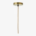 Lampa sufitowa Madam Stoltz z bawełnianego sznura i trawy morskiej to naturalny i stylowy element oświetlenia, dostępny w Ulica Ceramiczna & Home Design.