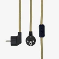 Lampa ścienna Madam Stoltz w kolorze khaki z drewnem mango to stylowy i funkcjonalny element oświetlenia, dostępny w Ulica Ceramiczna & Home Design.