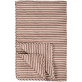 Bawełniana narzuta Ib Laursen w kremowo-czerwone paski dostępna w sklepie Ulica Ceramiczna & Home Design.