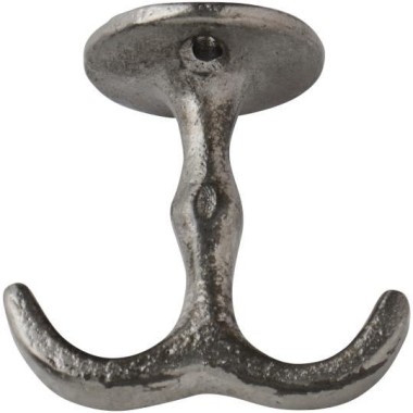Ib Laursen – Podwójny haczyk metalowy pod półkę 5,5 × 5,5 cm