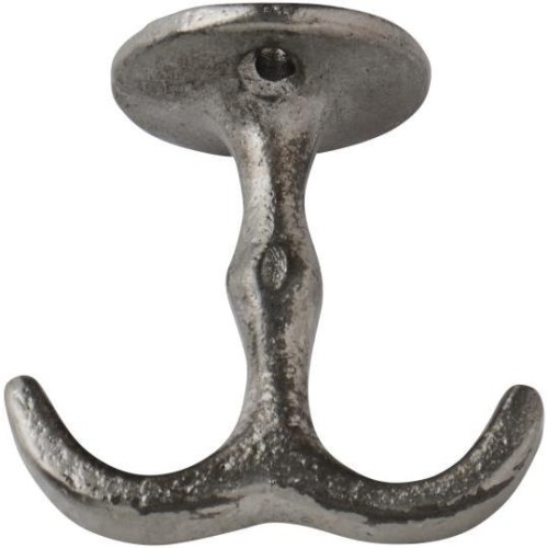 Ib Laursen – podwójny metalowy haczyk do montażu pod półką 5,5 × 5,5 cm.
