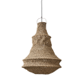 Lampa wisząca Nest Affari of Sweden z naturalnej juty – ręcznie wykonana dekoracyjna lampa o wyjątkowej, rzeźbiarskiej formie.