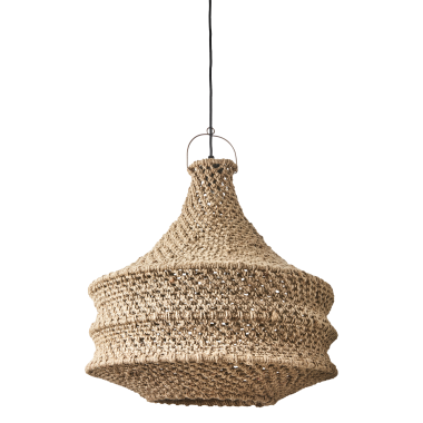 Affari of Sweden – Lampa wisząca Nest z juty naturalna Ø50 cm