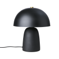 Affari of Sweden czarna lampa stołowa grzybek 38 cm