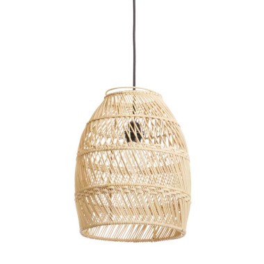 Originalhome - Lampa rattanowa średnia M z zestawu 3 kloszy Moon Small