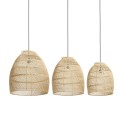 Originalhome Moon L ręcznie pleciona duża lampa wisząca