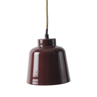 Affari of Sweden – lampa Mindy bordowa E27 z kablem 3,5 m, wtyczką i włącznikiem