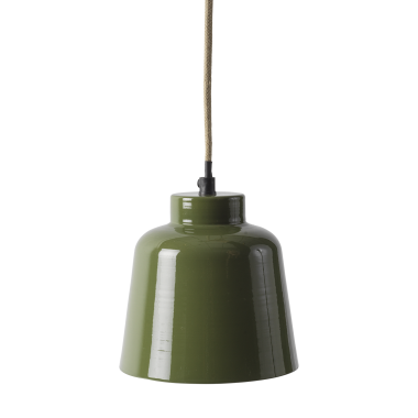 Affari of Sweden – lampa Mindy zielonaE27 z kablem 3,5 m, wtyczką i włącznikiem