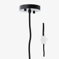 Lampa sufitowa rattanowa z lnem Madam Stoltz dostępna w sklepie Ulica Ceramiczna & Home Design