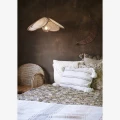 Lampa sufitowa rattanowa z lnem Madam Stoltz dostępna w sklepie Ulica Ceramiczna & Home Design